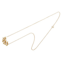 ティファニー トリプルスター 3Pダイヤ ネックレス K18YG イエローゴールド レディース TIFFANY&Co. 【中古】