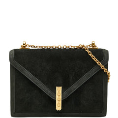 エルメス アルカザール チェーン ショルダーバッグ グレー ブラック ゴールド ドブリス レディース HERMES 【中古】