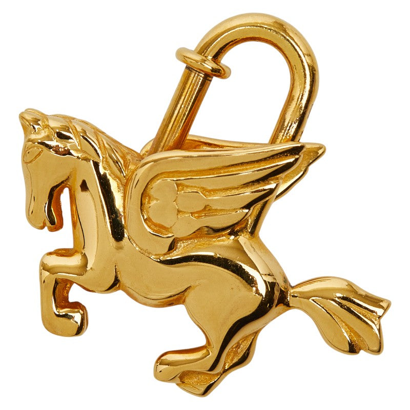 エルメス ペガサス カデナ チャーム ゴールド メッキ レディース HERMES 【中古】