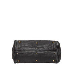 クロエ パディントン ハンドバッグ ブラック ゴールド レザー レディース Chloe 【中古】