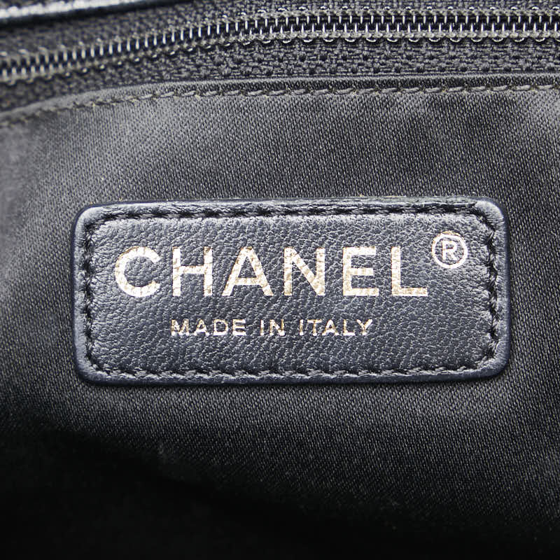 シャネル マトラッセ ココマーク トートバッグ ショルダーバッグ ブラック キャビアスキン レディース CHANEL 【中古】