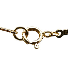 ティファニー エルサ ペレッティ ティアドロップ バヴェダイヤ ネックレス K18YG イエローゴールド レディース TIFFANY&Co. 【中古】