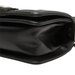 シャネル ココマーク ボーイシャネル チェーン ショルダーバッグ ブラック レザー レディース CHANEL 中古