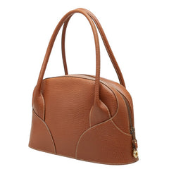 ロエベ ヴィンテージ ハンドバッグ ブラウン レザー レディース LOEWE 中古