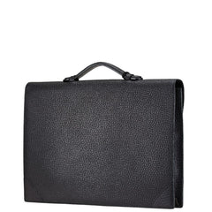 ロエベ アナグラム ブリーフケース ブラック レザー レディース LOEWE 【中古】
