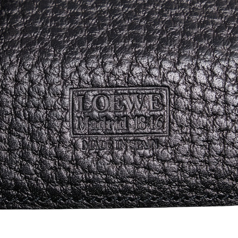 ロエベ アナグラム ブリーフケース ブラック レザー レディース LOEWE 【中古】