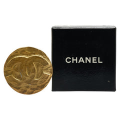 シャネル ヴィンテージ ココマーク ブローチ ゴールド メッキ レディース CHANEL 【中古】