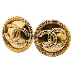 シャネル ヴィンテージ ココマーク イヤリング ゴールド メッキ レディース CHANEL 【中古】