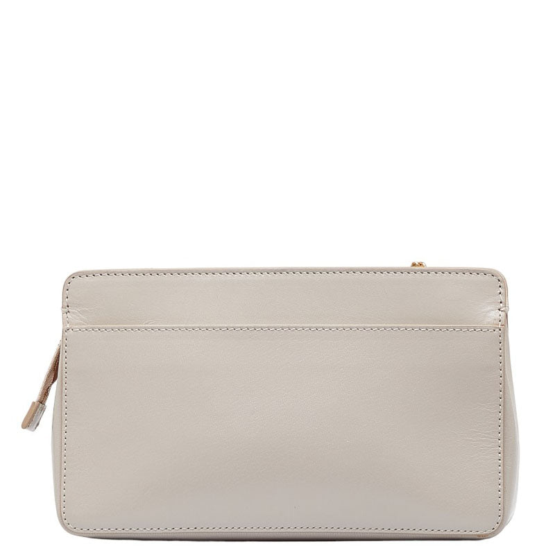 ジバンシー ポケット 斜め掛け チェーン ショルダーバッグ BB5059B08Z ナチュラル ゴールド レザー レディース Givenchy 【中古】
