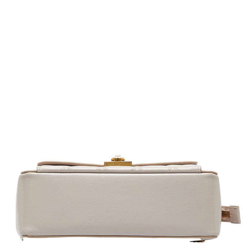 ジバンシー ポケット 斜め掛け チェーン ショルダーバッグ BB5059B08Z ナチュラル ゴールド レザー レディース Givenchy 【中古】
