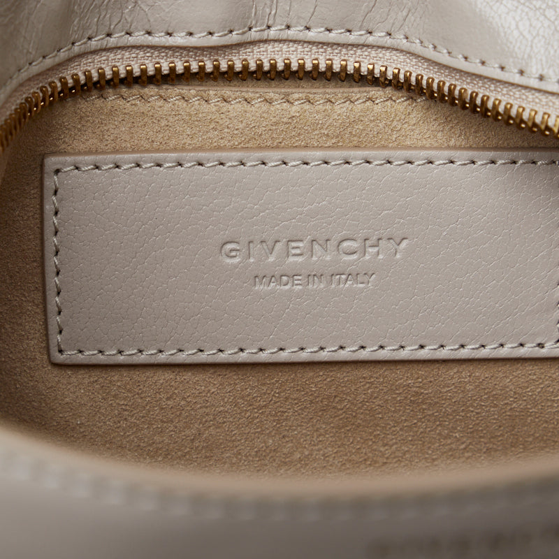 ジバンシー ポケット 斜め掛け チェーン ショルダーバッグ BB5059B08Z ナチュラル ゴールド レザー レディース Givenchy 【中古】