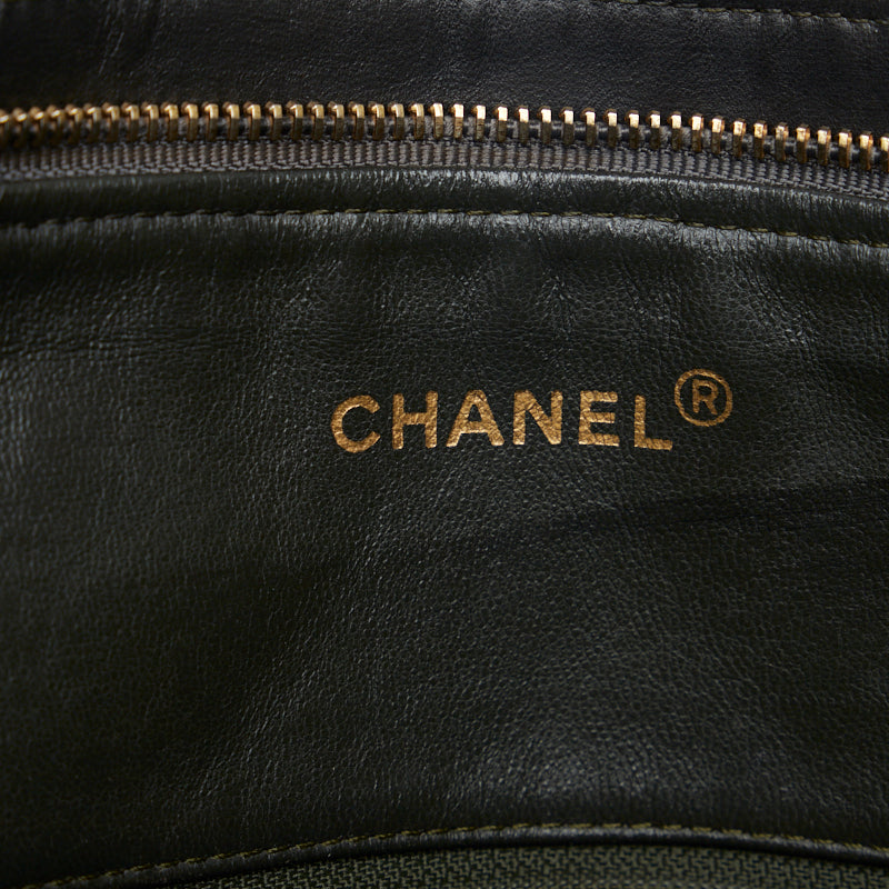 シャネル マトラッセ ココマーク チェーン ショルダーバッグ トートバッグ ブラック ゴールド ラムスキン レディース CHANEL 【中古】