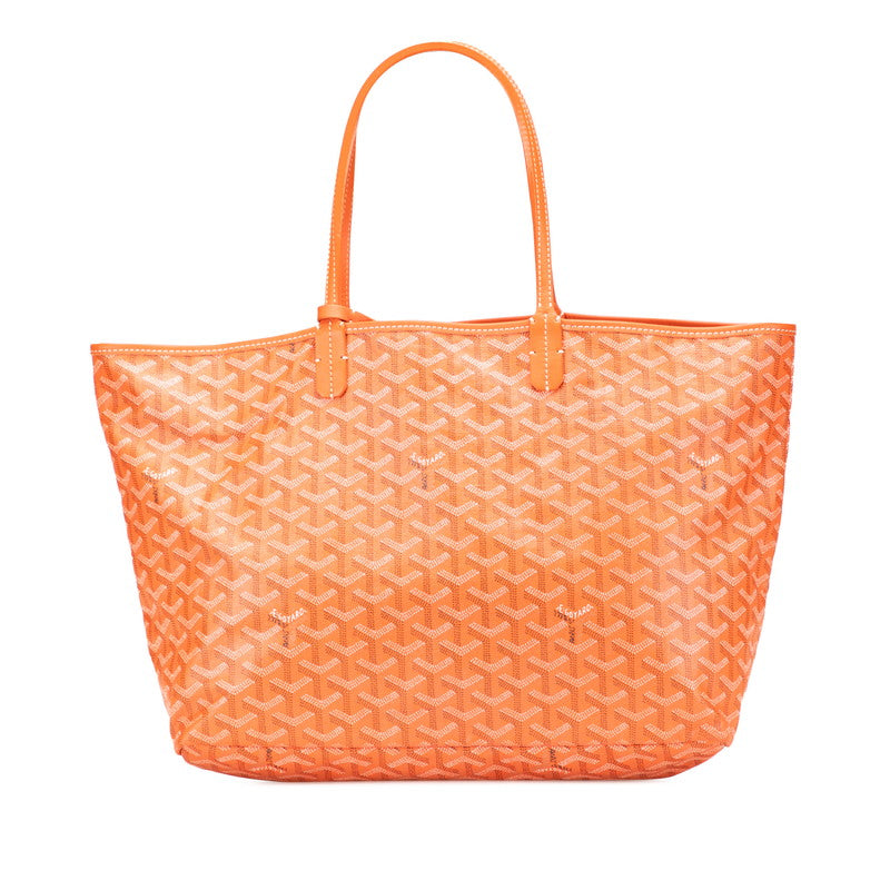 ゴヤール サンルイPM トートバッグ オレンジ PVC レディース GOYARD 【中古】