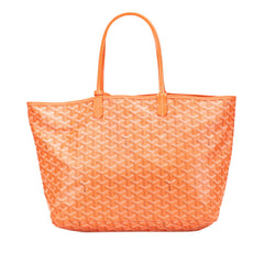 ゴヤール サンルイPM トートバッグ オレンジ PVC レディース GOYARD 【中古】