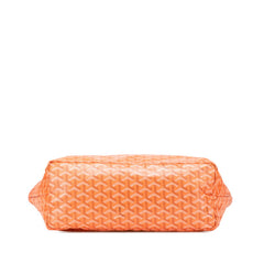 ゴヤール サンルイPM トートバッグ オレンジ PVC レディース GOYARD 【中古】