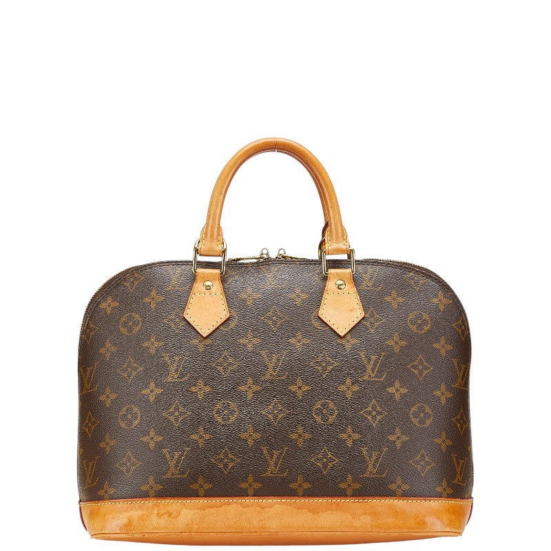 ルイ ヴィトン モノグラム アルマ ハンドバッグ M51130 ブラウン PVC レザー レディース LOUIS VUITTON 【中古】