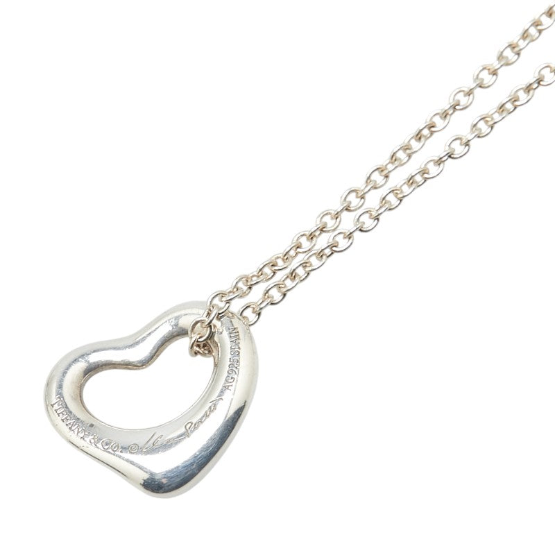 ティファニー オープンハート ネックレス シルバー SV925 シルバー レディース TIFFANY&Co. 【中古】