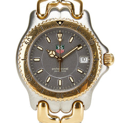 タグホイヤー セル 腕時計 WG1220-K0 クオーツ グレー文字盤 ステンレススチール メッキ メンズ TAG HEUER 【中古】