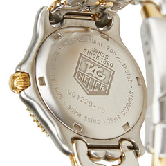タグホイヤー セル 腕時計 WG1220-K0 クオーツ グレー文字盤 ステンレススチール メッキ メンズ TAG HEUER 【中古】