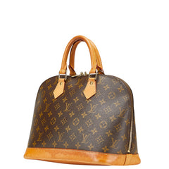 ルイ ヴィトン モノグラム アルマ ハンドバッグ M51130 ブラウン PVC レザー レディース LOUIS VUITTON 【中古】