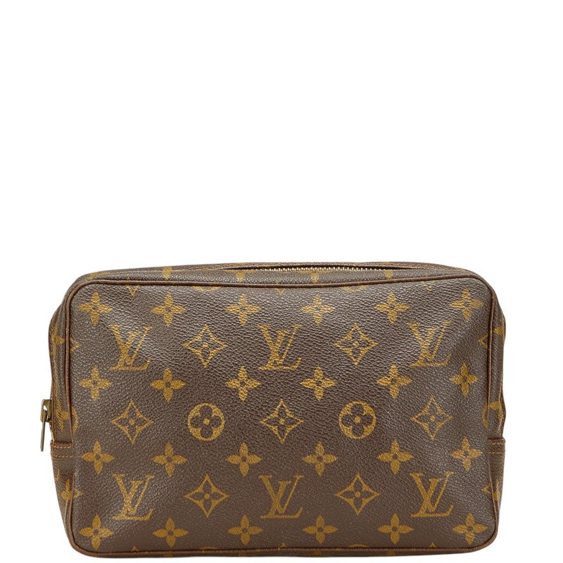 ルイ ヴィトン モノグラム トゥルース トワレット23 セカンドバッグ クラッチバッグ M47524 ブラウン PVC レザー レディース LOUIS VUITTON 【中古】