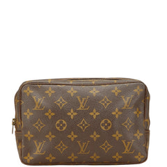 ルイ ヴィトン モノグラム トゥルース トワレット23 セカンドバッグ クラッチバッグ M47524 ブラウン PVC レザー レディース LOUIS VUITTON 【中古】