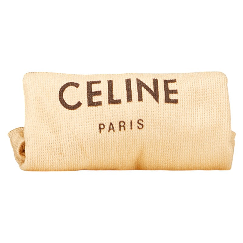セリーヌ マカダム クラッチバッグ ブラウン PVC レザー レディース CELINE 【中古】