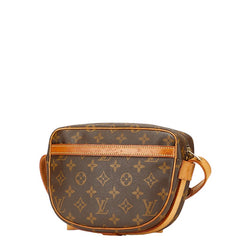 ルイ ヴィトン モノグラム ジュヌフィーユMM 斜め掛け ショルダーバッグ M51226 ブラウン PVC レザー レディース LOUIS VUITTON 【中古】