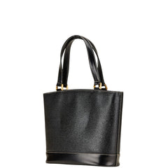 バーバリー ノバチェック シャドーホース トートバッグ ブラック レザー レディース BURBERRY 【中古】