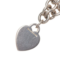 ティファニー ハート チェーン ネックレス チョーカー SV925 シルバー レディース TIFFANY&Co. 【中古】