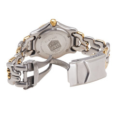 タグホイヤー セル プロフェッショナル 腕時計 S95.215 クオーツ グレー文字盤 ステンレススチール メッキ レディース TAG HEUER 【中古】