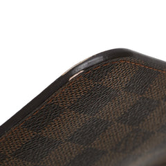 ルイ ヴィトン ダミエ ネヴァーフルMM付属 ポーチ ブラウン PVC レザー レディース LOUIS VUITTON 【中古】