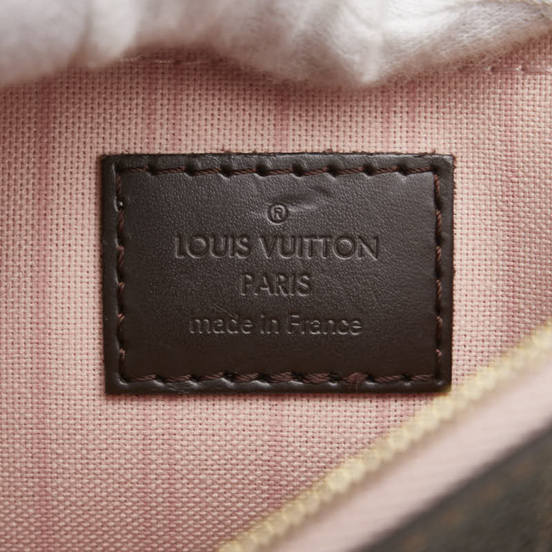 ルイ ヴィトン ダミエ ネヴァーフルMM付属 ポーチ ブラウン PVC レザー レディース LOUIS VUITTON 【中古】