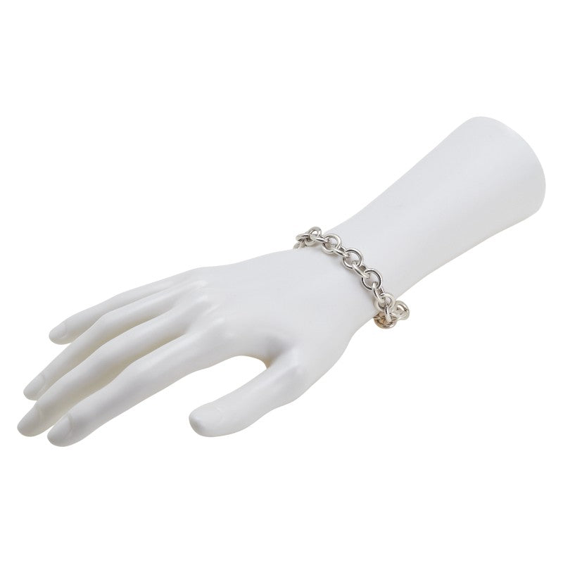 ティファニー リターントゥ ラウンドタグ チェーン ブレスレット SV925 シルバー レディース TIFFANY&Co. 【中古】