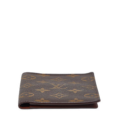 ルイ ヴィトン モノグラム クーヴェルテュール パスポール カードケース M60179 ブラウン PVC レディース LOUIS VUITTON 【中古】