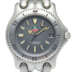 タグホイヤー セル 腕時計 S99.706 クオーツ グレー文字盤 ステンレススチール メンズ TAG HEUER 【中古】