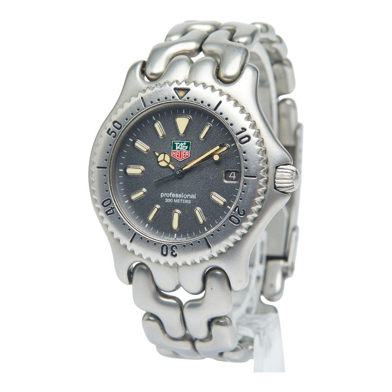 タグホイヤー セル 腕時計 S99.706 クオーツ グレー文字盤 ステンレススチール メンズ TAG HEUER 【中古】