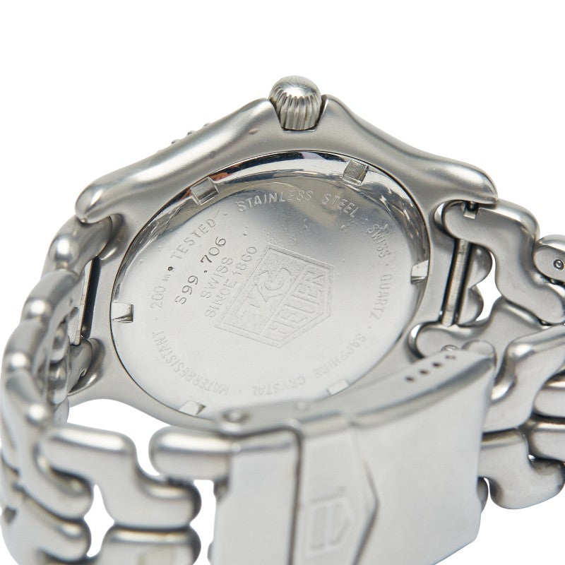 タグホイヤー セル 腕時計 S99.706 クオーツ グレー文字盤 ステンレススチール メンズ TAG HEUER 【中古】