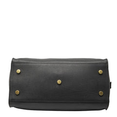 サンローラン ベイビーカバス ハンドバッグ ショルダーバッグ 2WAY 394461 ブラック レザー レディース SAINT LAURENT 【中古】