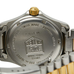 タグホイヤー プロフェッショナル200 腕時計 WE1220-R クオーツ ゴールド文字盤 ステンレススチール ボーイズ TAG HEUER 【中古】