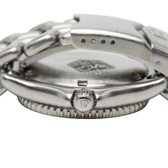 タグホイヤー セル クロノメーター 腕時計 WG5211-P0 自動巻き ブラック文字盤 ステンレススチール メンズ TAG HEUER 【中古】