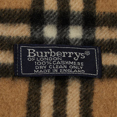 バーバリー ノバチェック マフラー ブラウン マルチカラー カシミヤ レディース BURBERRY 【中古】