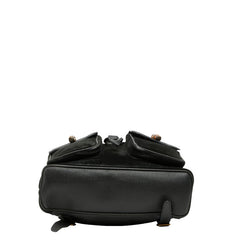 グッチ バンブー リュック バックパック 003 2058 0016 ブラック レザー レディース GUCCI 【中古】
