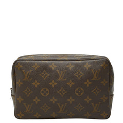 ルイ ヴィトン モノグラム トゥルース トワレット 23 セカンドバッグ クラッチバッグ M47524 ブラウン PVC レディース LOUIS VUITTON 【中古】