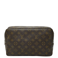 ルイ ヴィトン モノグラム トゥルーストワレット 28 セカンドバッグ クラッチバッグ ポーチ ブラウン PVC レディース LOUIS VUITTON 【中古】