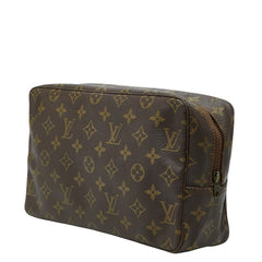 ルイ ヴィトン モノグラム トゥルーストワレット 28 セカンドバッグ クラッチバッグ ポーチ ブラウン PVC レディース LOUIS VUITTON 【中古】