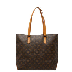 ルイ ヴィトン モノグラム カバメゾ ショルダーバッグ トートバッグ M51151 ブラウン PVC レザー レディース LOUIS VUITTON 【中古】