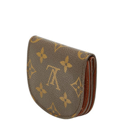 ルイ ヴィトン モノグラム ポルトモネ グゼ コインケース 小銭入れ M61970 ブラウン PVC レザー レディース LOUIS VUITTON 【中古】