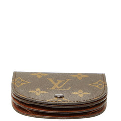 ルイ ヴィトン モノグラム ポルトモネ グゼ コインケース 小銭入れ M61970 ブラウン PVC レザー レディース LOUIS VUITTON 【中古】