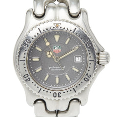 タグホイヤー セル 腕時計 WG1313-0 クオーツ グレー文字盤 ステンレススチール レディース TAG HEUER 【中古】
